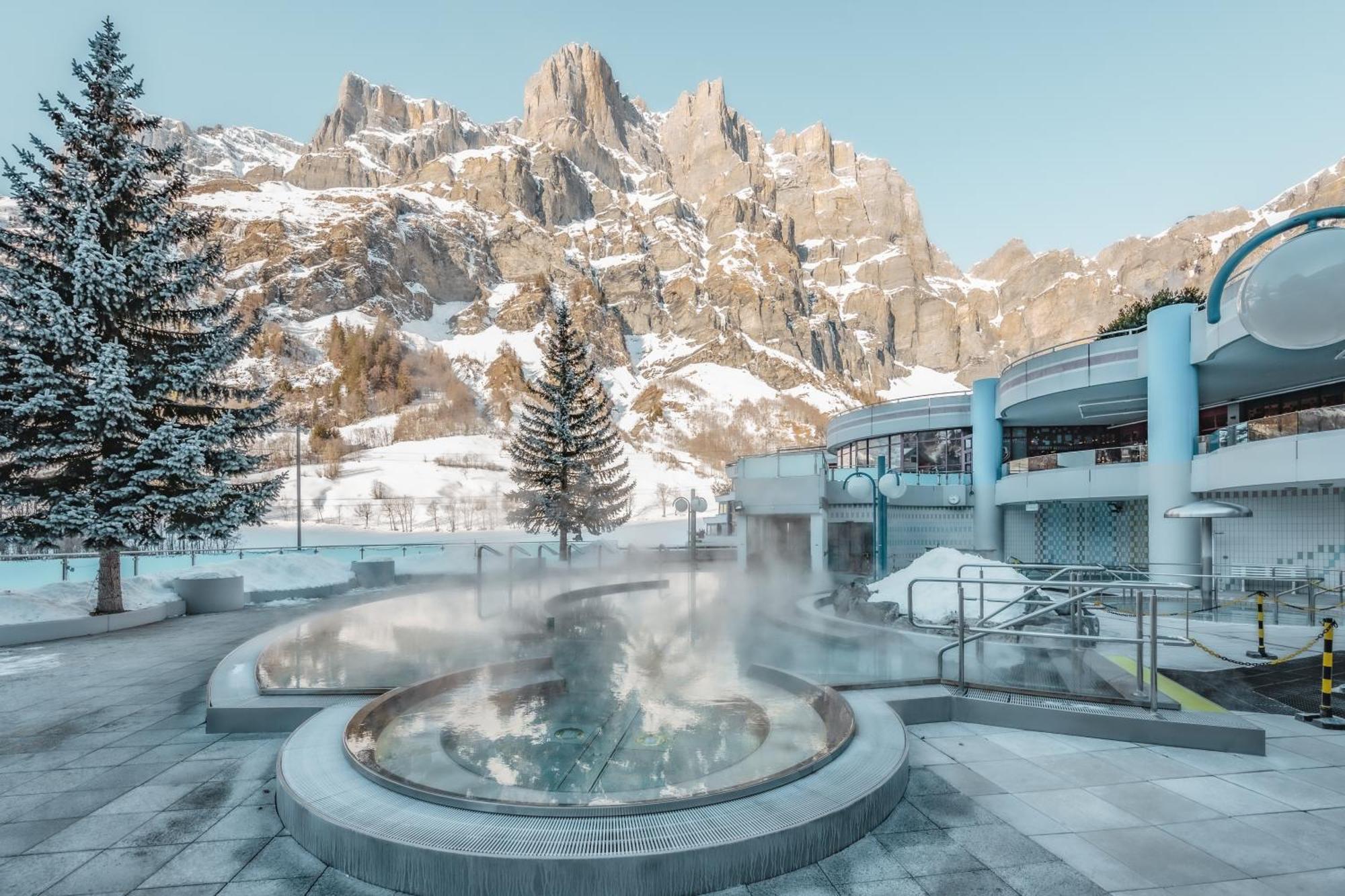 Hotel Walliserhof-Leukerbad-Therme Dış mekan fotoğraf