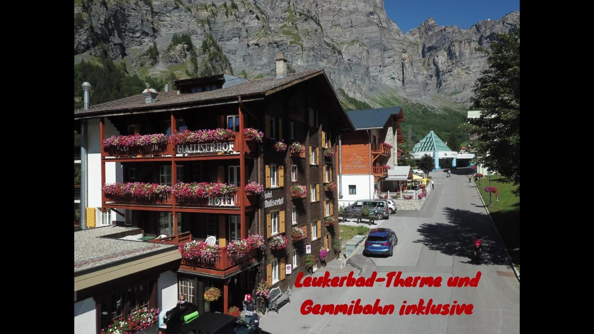 Hotel Walliserhof-Leukerbad-Therme Dış mekan fotoğraf
